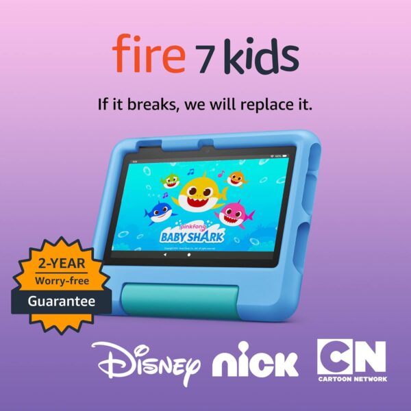 Fire 7 Kids tablet (newest model) ages 3-7.