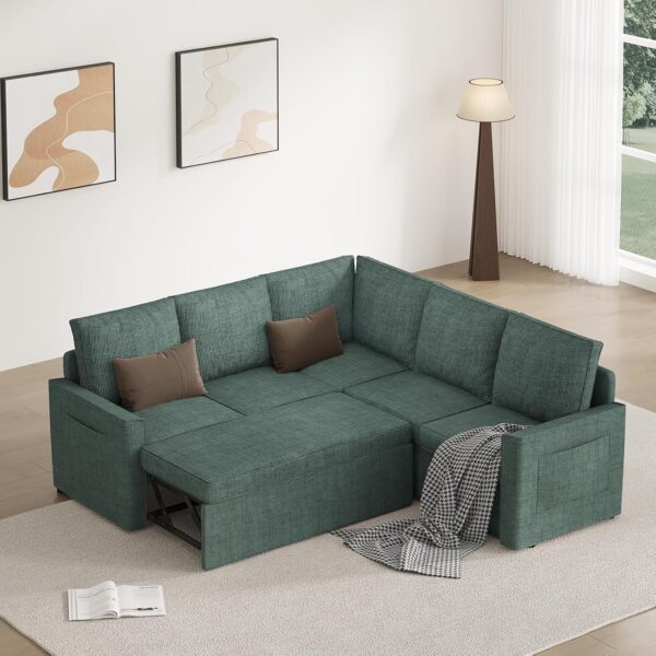 Premium Modular Sectional Sleeper Sofa with Pull Out Bed