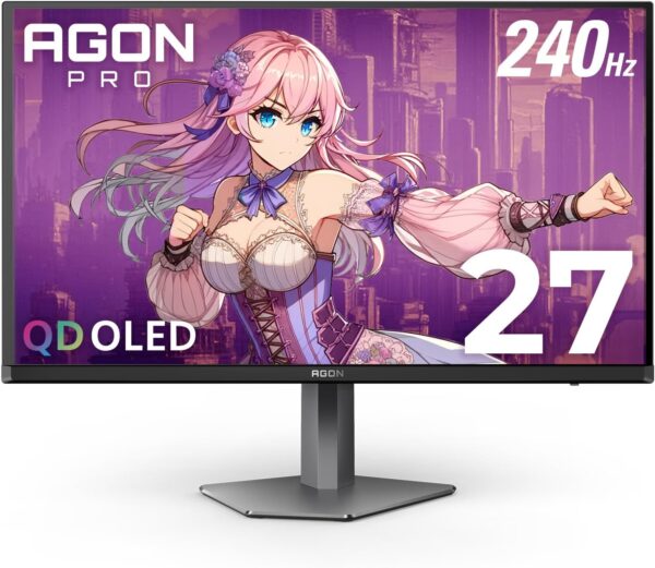 AOC Agon PRO AG276QZD2 27" OLED Tournament Gaming Monitor 2560x1440, 240Hz 0.03ms
