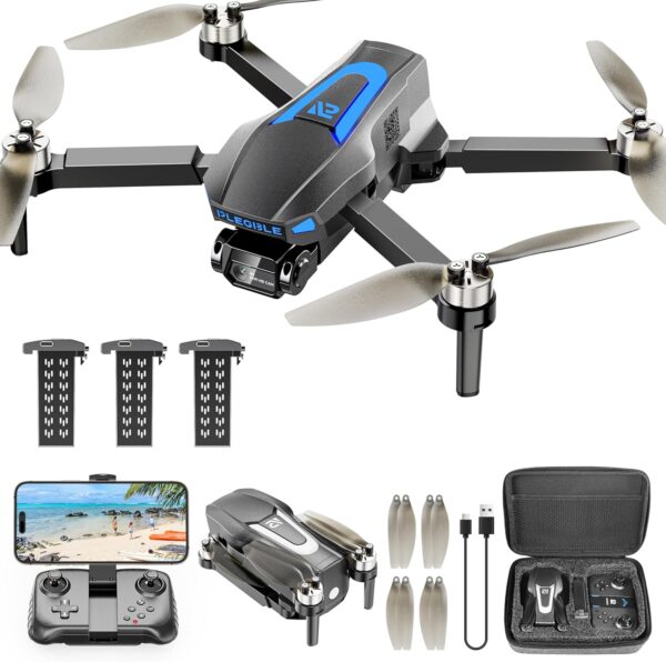 Drones with Camera for Adults 4K, Brushless Motor Drone for Kids Beginners
