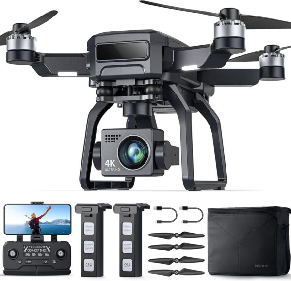Bwine F7GB2 Drone with 4K Camera for Adults, 3-Axis Gimbal, 9800FT Transmission Range
