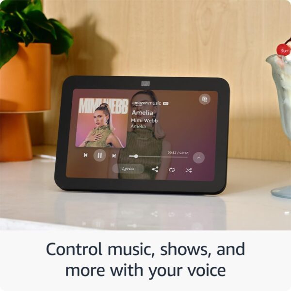 Echo Show 8 (newest model), With Spatial Audio, Smart Home Hub, and Alexa, Glacier White - Image 3