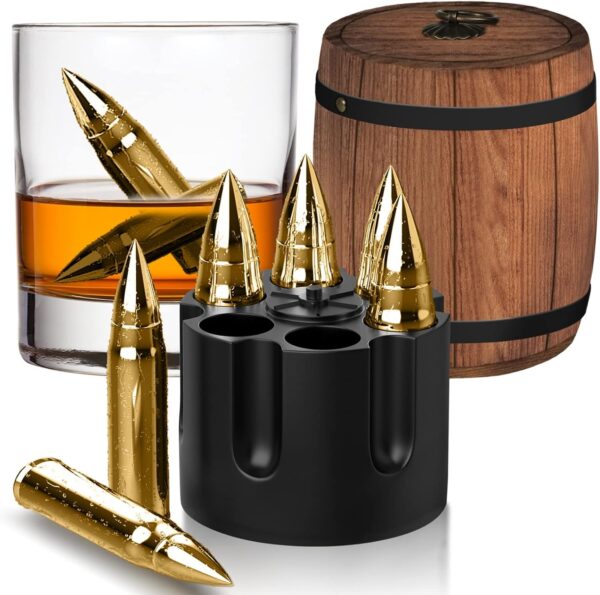 Gifts for Men Him Dad Christmas, Whiskey Stone Gifts for Husband Anniversary