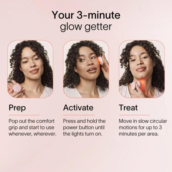 Solawave 2 in 1 Anti-Aging Face & Body Skincare Mini with Red and Infrared Light - Image 2