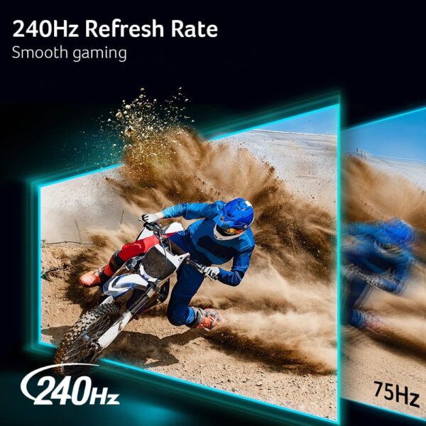 Acer Nitro 27" WQHD 2560 x 1440 PC Gaming Monitor | AMD FreeSync Premium | Up to 240Hz Refresh - Image 2