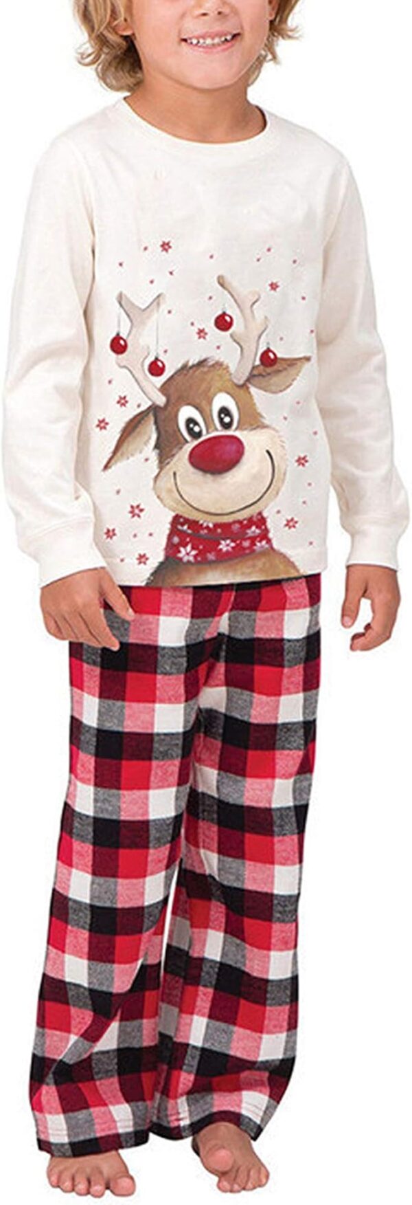WephuPSho Family Christmas Pjs Matching Sets Baby Christmas Matching Jammies - Image 3