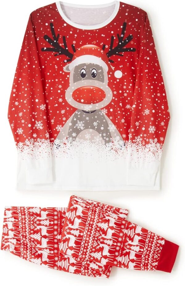 OAKFashion Christmas Family Pajamas Holiday Christma Pajama Family - Image 2