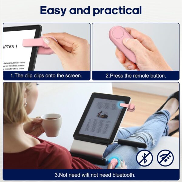 Remote Control Page Turner for Kindle Paperwhite Oasis Kobo eReaders - Image 2