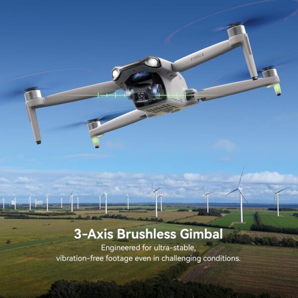 Ruko F11PRO 2 Drone with 6K Camera for Adults, 4K/30fps Video, 3-Axis Gimbal Stabilization - Image 3