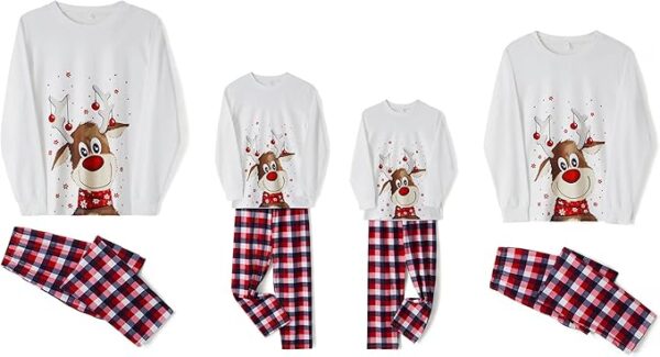 WephuPSho Family Christmas Pjs Matching Sets Baby Christmas Matching Jammies - Image 4