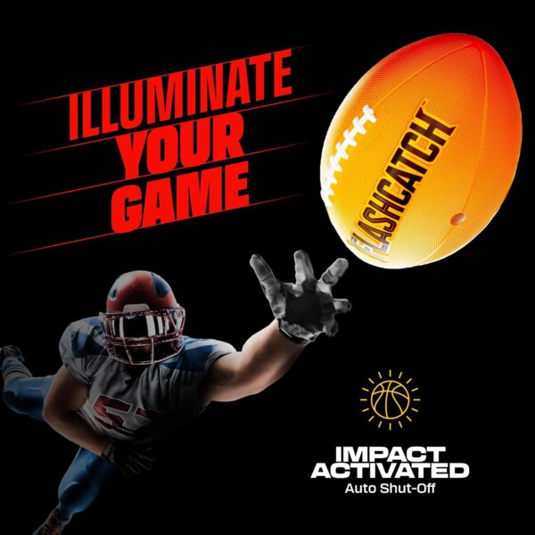 Light Up Youth Football - Glow in the Dark Ball - Image 3