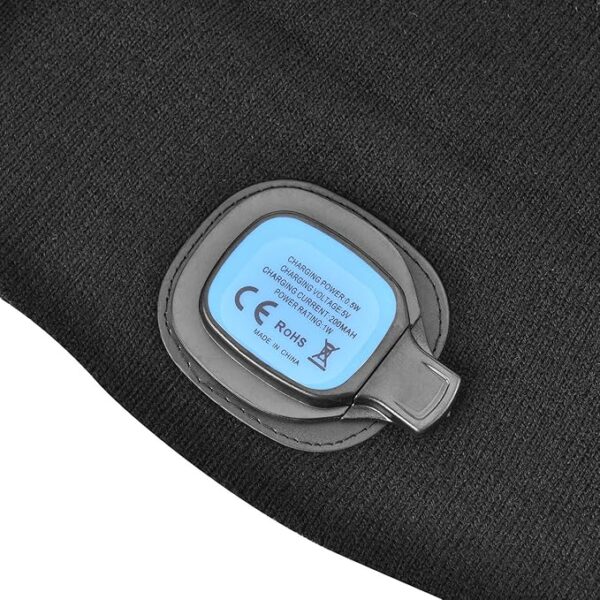 Etsfmoa Unisex Beanie with The Light Gifts for Men Dad Father USB Rechargeable Caps - Image 4