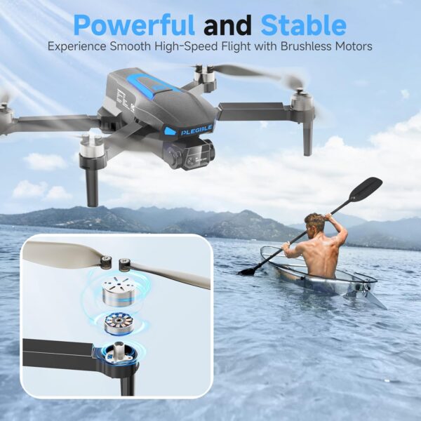 Drones with Camera for Adults 4K, Brushless Motor Drone for Kids Beginners - Image 3