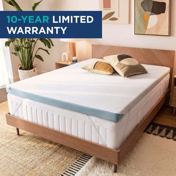 Tempur-Pedic TEMPUR-Adapt + Cooling 3-Inch Twin Mattress Topper Medium Luxury Premium Foam - Image 2