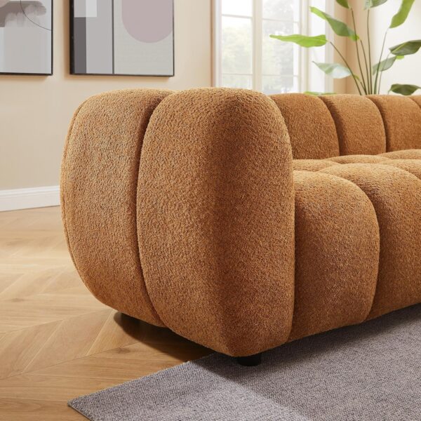 89" Oversized Boucle Sofa Couch, Modern Upholstered Tufted Cloud Couch - Image 4