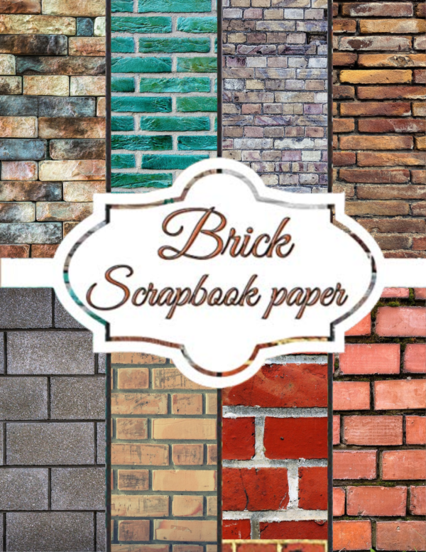 Wall Brick Scrapbook Paper