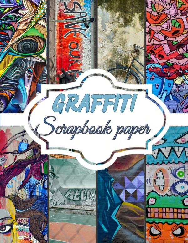 Graffiti Scrapbook Paper