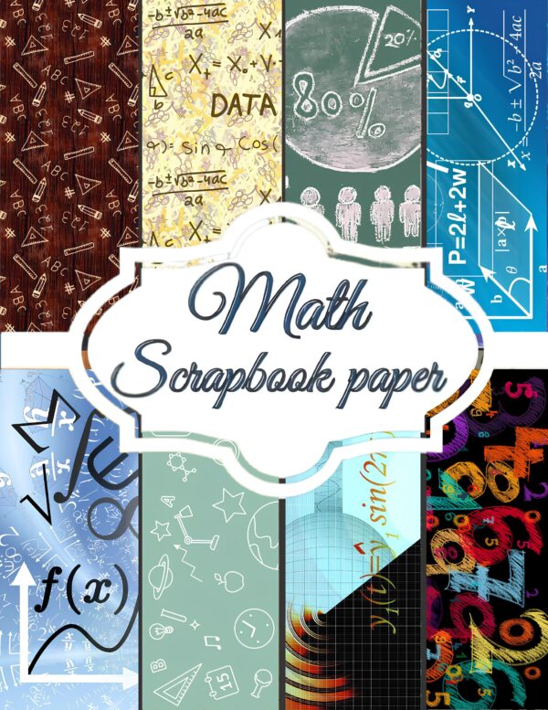 Math Scrapbook Paper