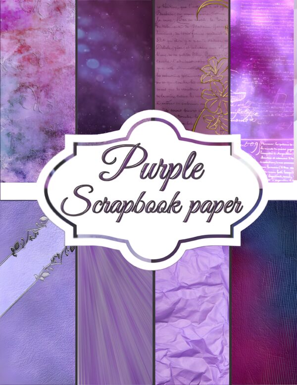 Purple Scrapbook Paper Palooza: