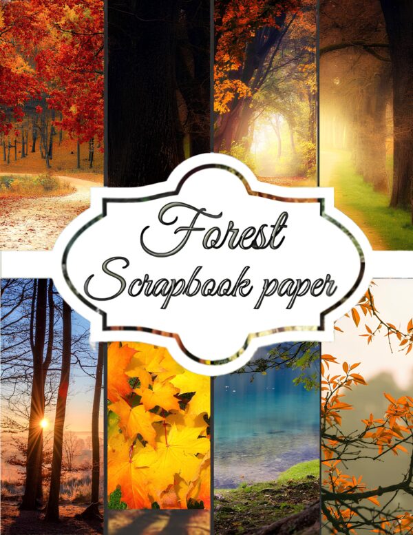 Forest Scrapbook Paper Nature Themed