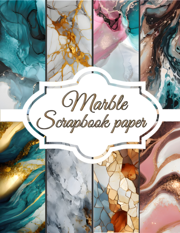 Marble Scrapbook Paper