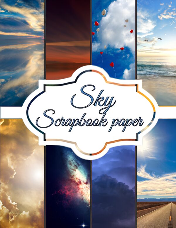 Sky Scrapbook Paper