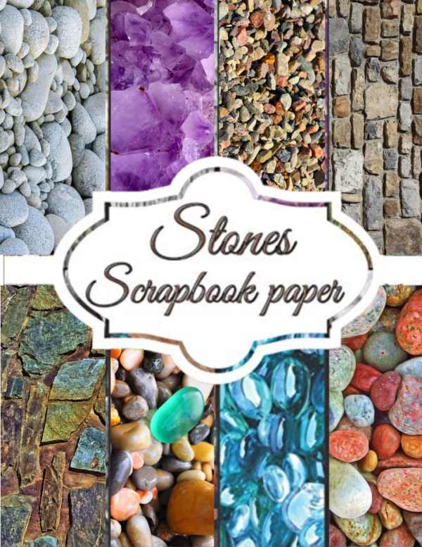 Stone Textured Scrapbook Paper