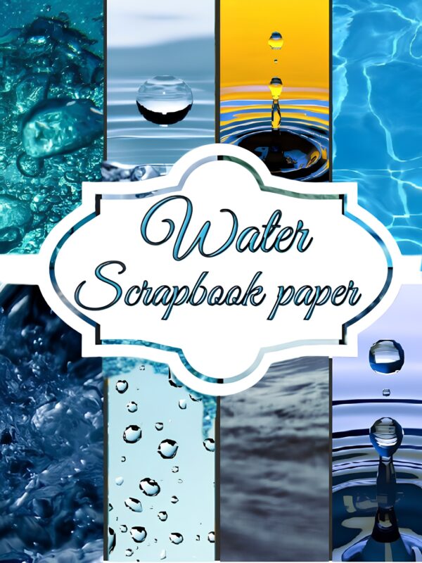 Water-Themed Scrapbook Paper