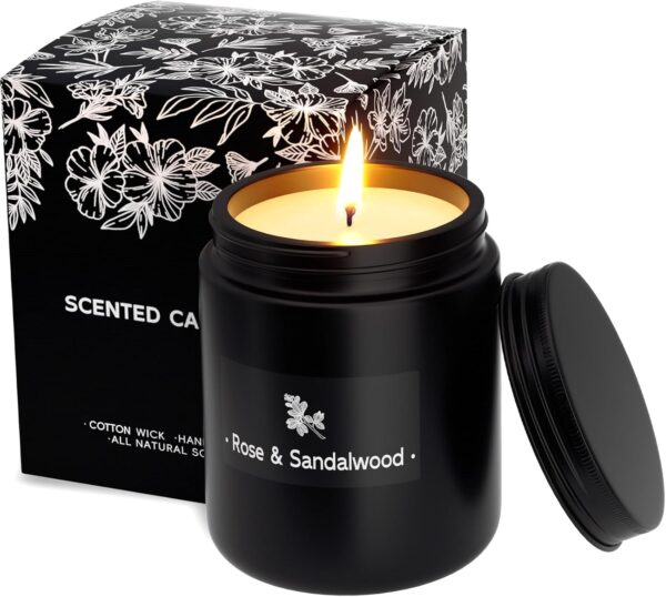 Scented Candle - Christmas Scented Candles for Men - 7.6oz Soy Wax Scented Candle for Home Scented - Long Lasting Candles