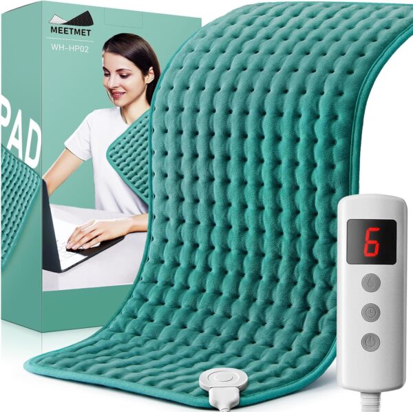 Electric Heating Pads for Back Neck Shoulder Pain Relief, Gifts for Women, Men, Mom, Dad, Christmas - Image 2