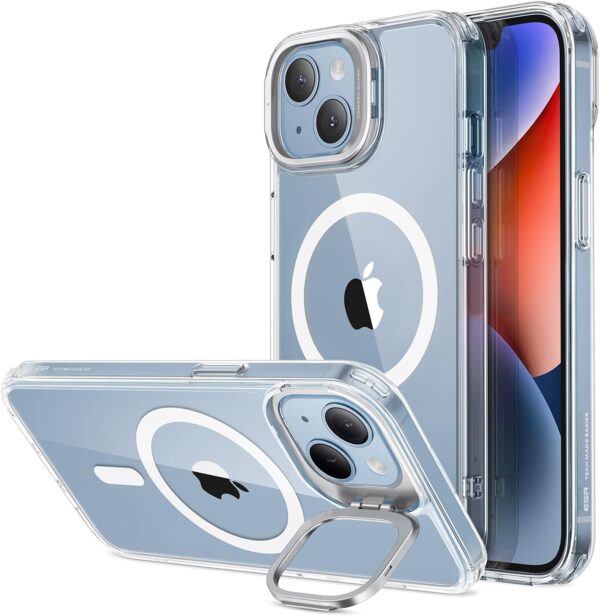 ESR for iPhone 13 Case/iPhone 14 Case, Compatible with MagSafe, Built-in Camera Ring Stand, Military-Grade Protection