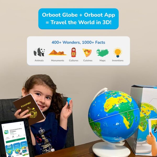 PlayShifu Smart Educational Globe for Kids, Interactive AR Toy, Ideal for Preschool Learning - Image 5