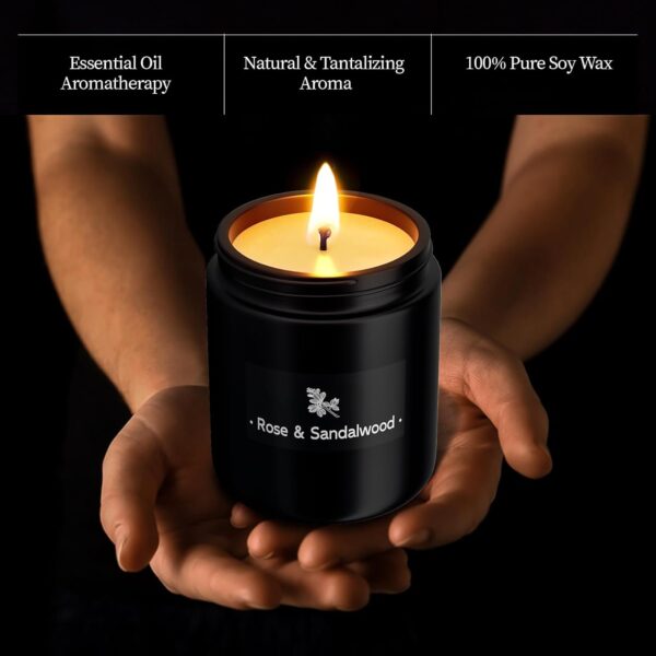 Scented Candle - Christmas Scented Candles for Men - 7.6oz Soy Wax Scented Candle for Home Scented - Long Lasting Candles - Image 2