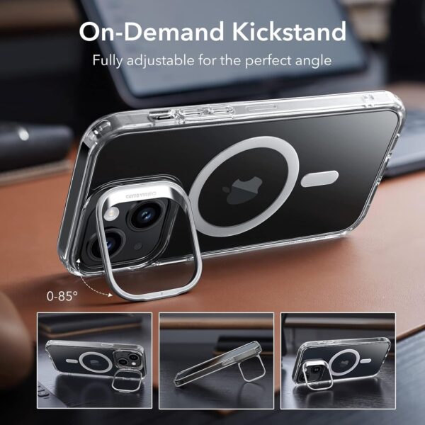 ESR for iPhone 13 Case/iPhone 14 Case, Compatible with MagSafe, Built-in Camera Ring Stand, Military-Grade Protection - Image 2