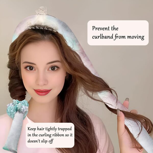 Toeah Satin Heatless Curling Set - Hair Rollers for Heatless Curls Heatless Hair Curlers & Hot Rollers Hair Curlers - Image 2