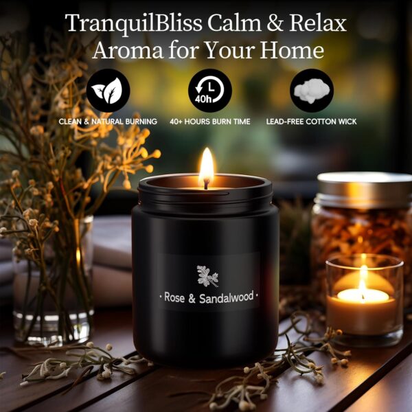 Scented Candle - Christmas Scented Candles for Men - 7.6oz Soy Wax Scented Candle for Home Scented - Long Lasting Candles - Image 5