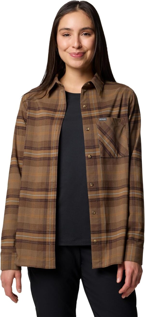 Columbia Women’s Port Hope Peak Flannel Long Sleeve Shirt - Image 3