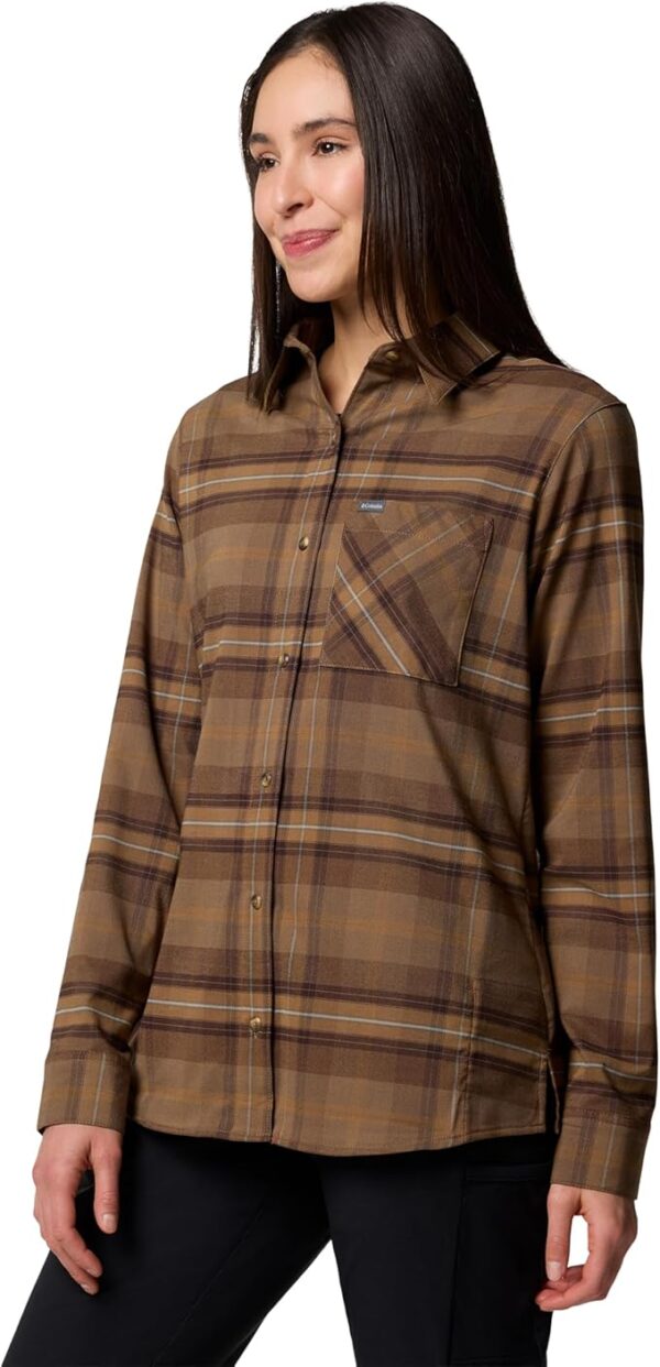Columbia Women’s Port Hope Peak Flannel Long Sleeve Shirt - Image 4