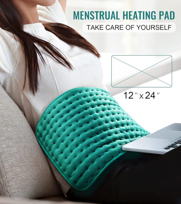 Electric Heating Pads for Back Neck Shoulder Pain Relief, Gifts for Women, Men, Mom, Dad, Christmas - Image 4