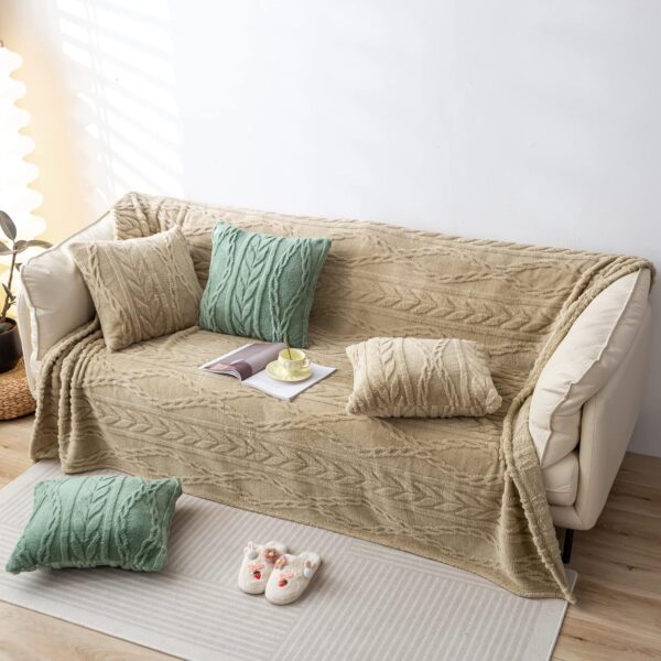 YUSOKI Sherpa Throw Blanket-3D Stylish Design Super Soft Fuzzy Cozy Warm Blanket Thick Plush Fluffy Furry Blankets - Image 3