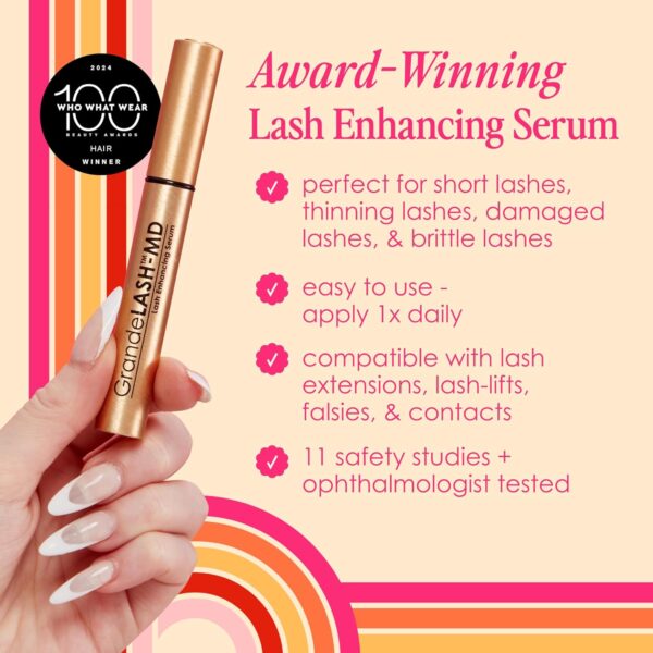 Grande Cosmetics GrandeLASH-MD Lash Enhancing Serum - Image 3