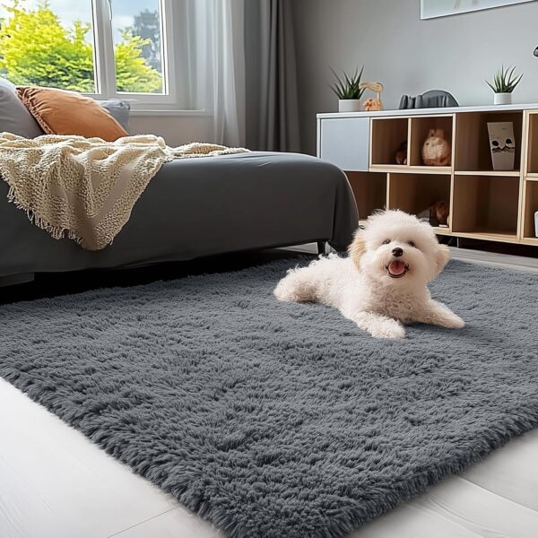 OLANLY Area Rugs for Living Room Bedroom, Machine Washable 4x5.9 - Image 4